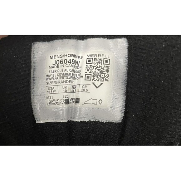 Merrell Men's Moab 2 Vent Mid Hiking Boot, Outdoor black size 10.5 US - Picture 7 of 8